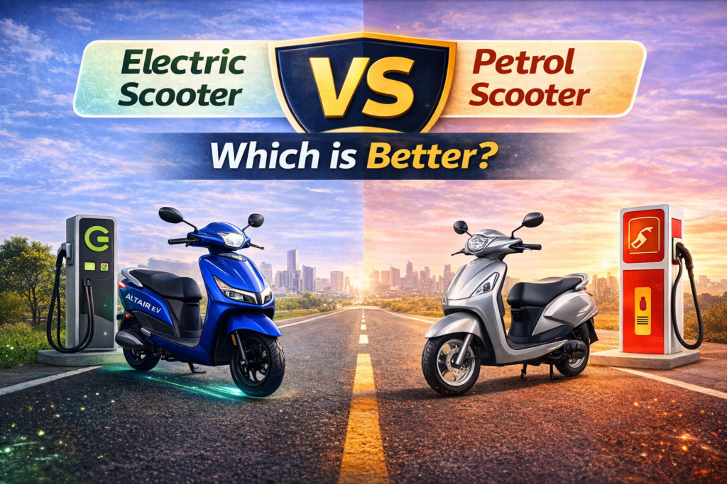 Electric Scooter vs Petrol Scooter